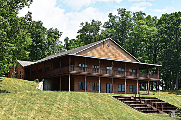 Camp dining hall interior